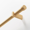 Kit de tringle en bois naturel TAIGA 180CM
