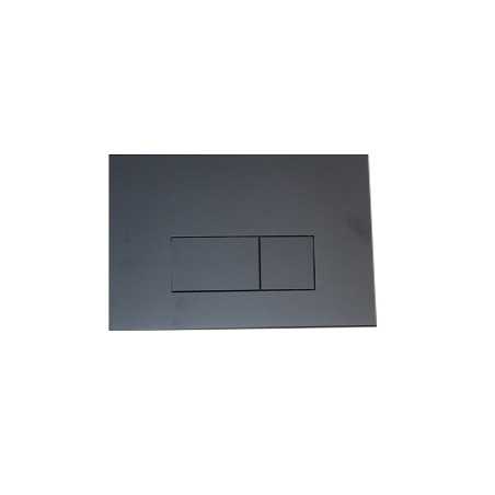 Plaque inox SS304 design R matt black pour bâti MQ803