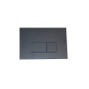 Plaque inox SS304 design R matt black pour bâti MQ803