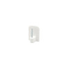 Lot de 4 supports autocollants barre de vitrage 10 mm blanc mat