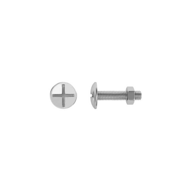 Lot de 20 boulons poêlier Inox A4 4X20
