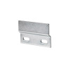 Lot de 10 Profils Pour Suspension De Meuble Acier Zingué Hettich L.45 Mm