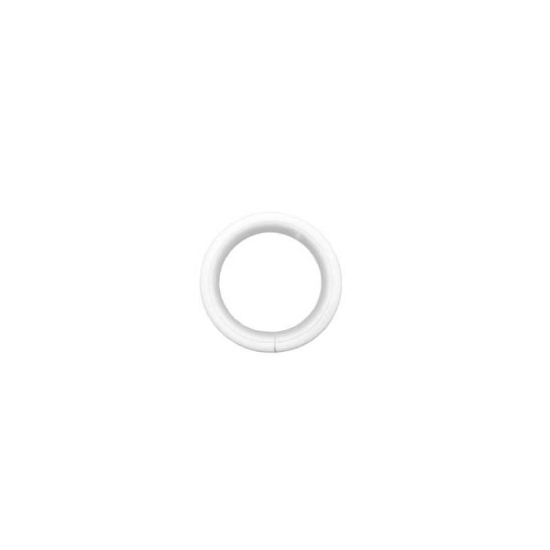 Anneaux de tringle à rideau design 20 Mm en acier blanc