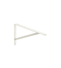 Equerre Dolmen en acier peint P.26.8 x H.40 cm blanc