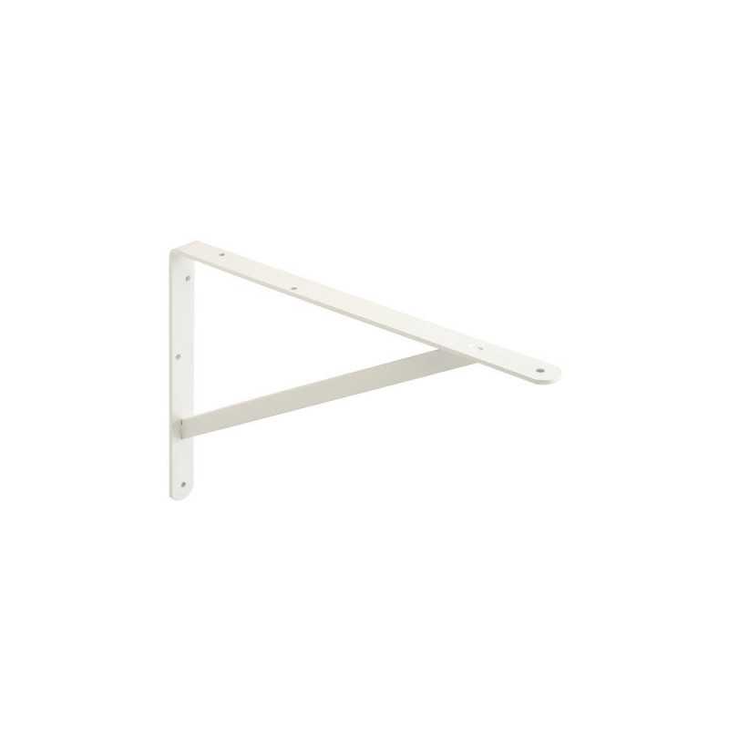 Equerre Dolmen en acier peint P.26.8 x H.40 cm blanc