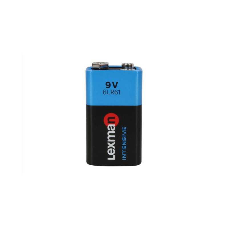 Pile alcaline power+ 9v 6lr61 LEXMAN