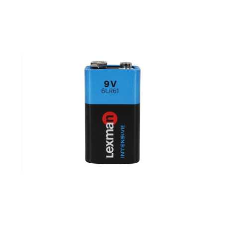 Pile alcaline power+ 9v 6lr61 LEXMAN