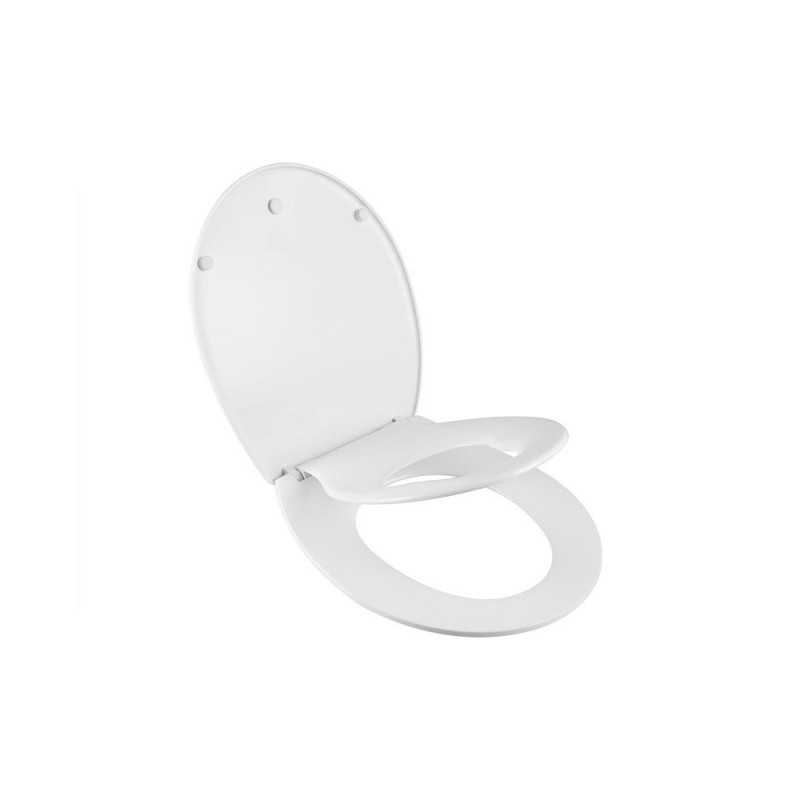 Abattant wc family frein chute decplisable polypropylène blanc