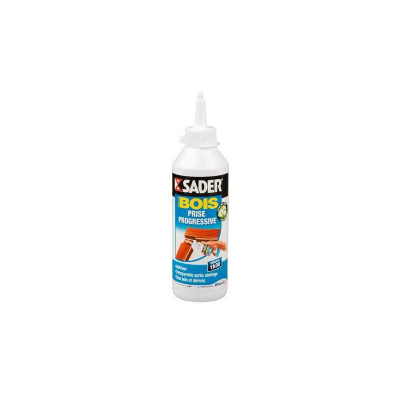 Colle à Bois Progressive Spéciale Matériaux Sader 250G