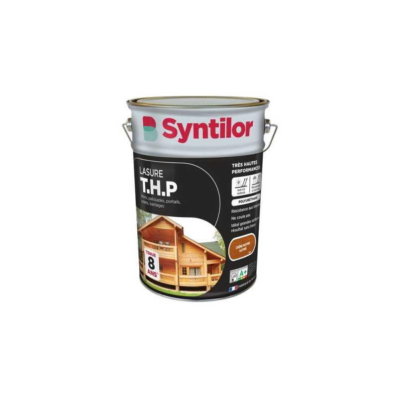Lasure SYNTILOR THP 8 ans chêne moyen satiné 5 L -  - meilleure qualité