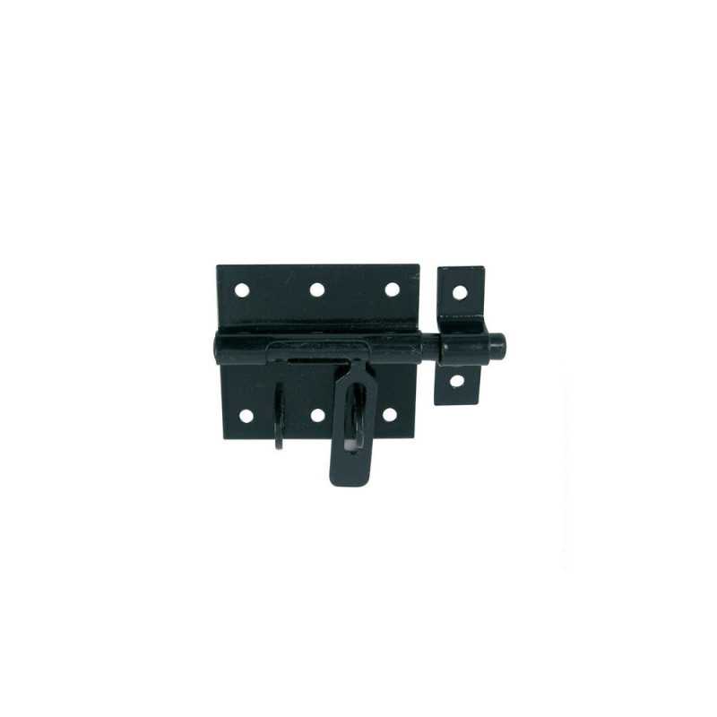 Verrou De Box Porte Cadenas Acier Prépeint H.100 X L.150 X P.25 Mm