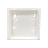 Receveur de douche carré 80X80cm porcelaine blanc -  - meilleure qualité
