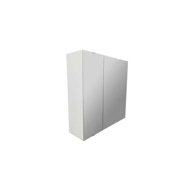 Armoire de toilette l.58 cm H.58 cm P.13.2 cm blanc SENSEA Essential