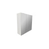 Armoire de toilette l.58 cm H.58 cm P.13.2 cm blanc SENSEA Essential