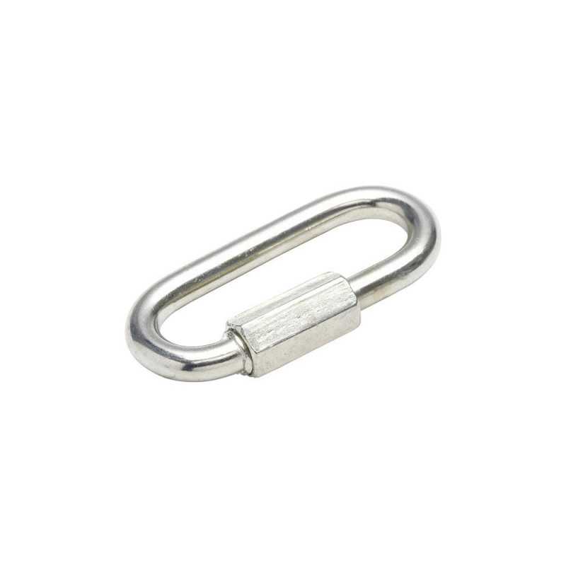 Maillon rapide acier zingué Standers L.58 X L.27 X Ep.6 Mm