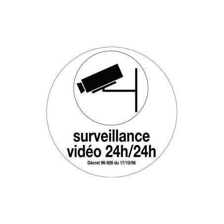 Disque diamètre 80Mm surveillance vidéo 24-24H