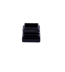 Lot de 4 embouts plastique STANDERS noir diam.30mm