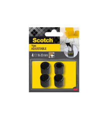 Lot de 4 embouts multitaille SCOTCH diam. de 16 à20 mm noir