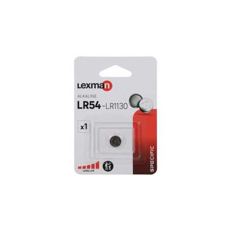 Pile bouton alcaline lr54 LEXMAN