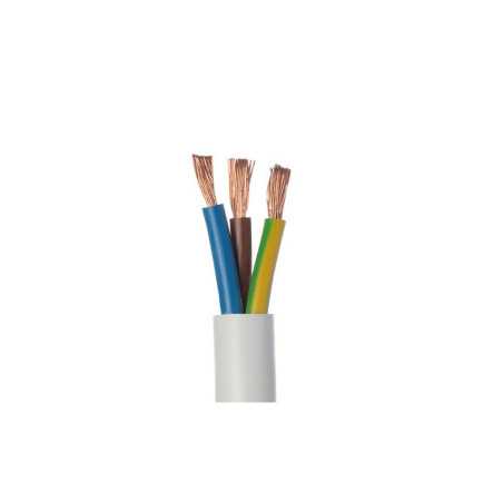 Câble ho5vvf 3g 2.5blanc10 métres