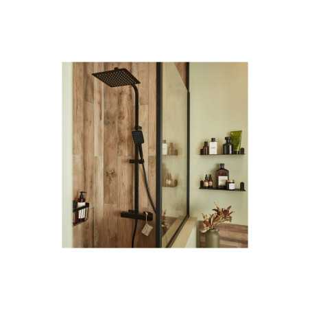 Colonne de douche thermostatique noir SENSEA Studio