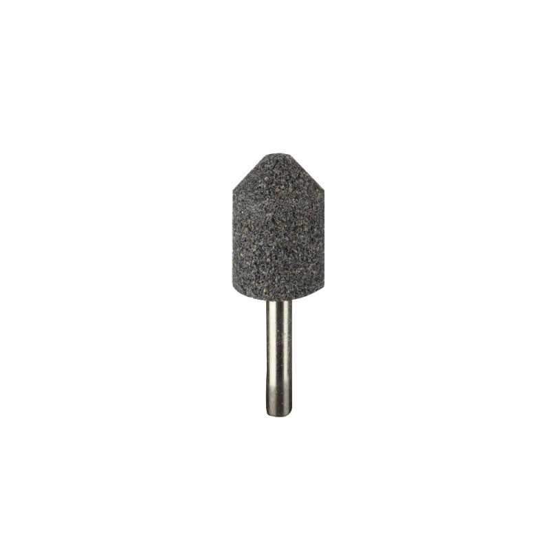 Meule cylindrique conique tige 6Mm Diametre 20X30Mm