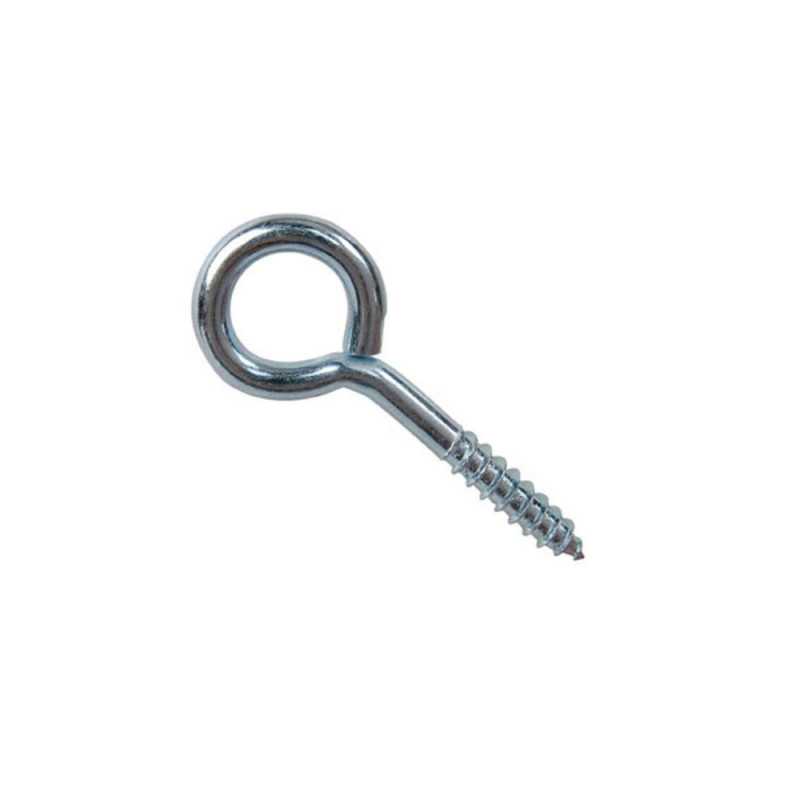 Lot de 15 pitons à visser acier zingué Diam.3 X L.16 Mm