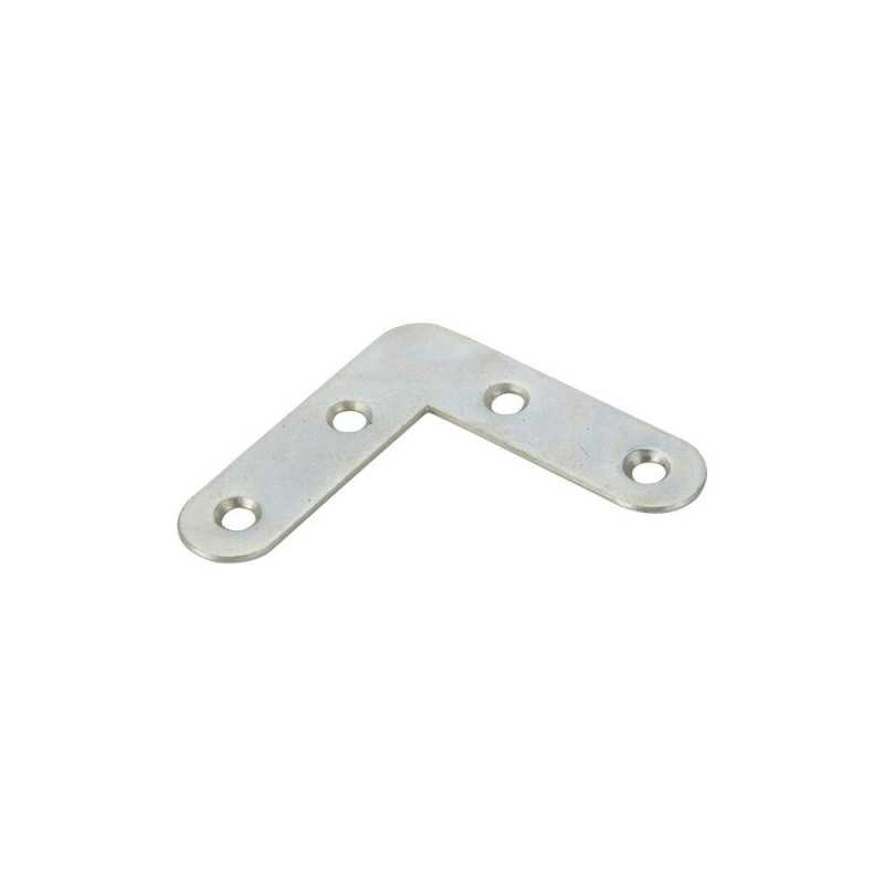 Equerre dassemblage plate acier zinguéL.60 Mm