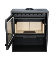 Poêle à bois R1202A - 775X449X895mm - SORTIE D150mm| Sanifer