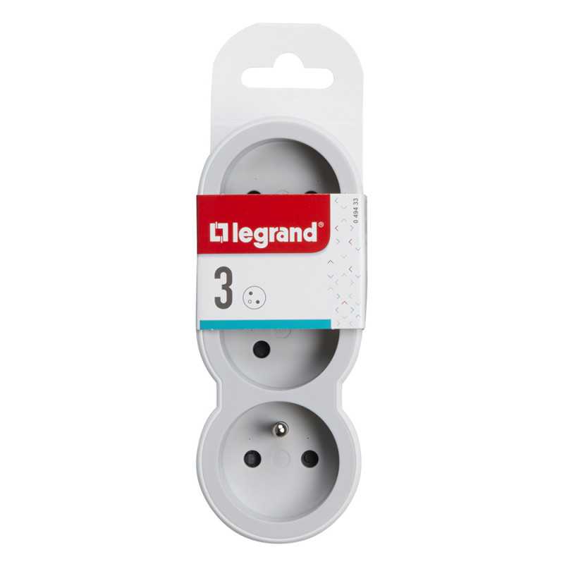 Triplite 3x2P + T vert FB gris blanc