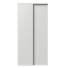 Portes de placard coulissantes 2 portes l.180 x H. 250 cmblanc
