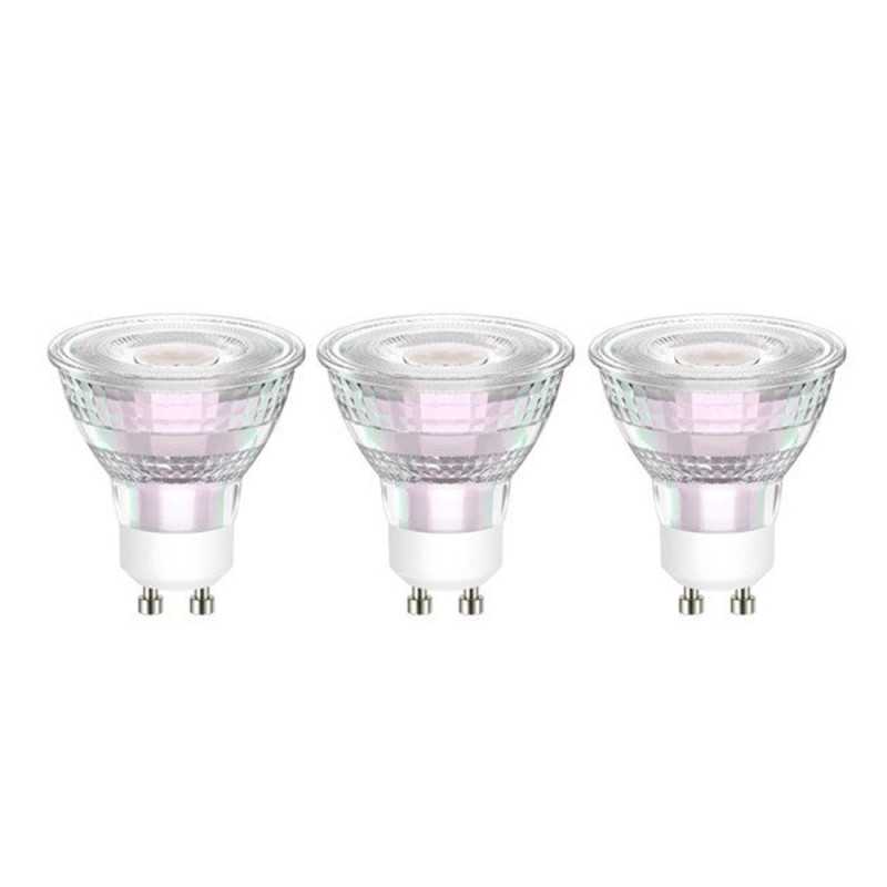 Lot de 3 ampoules led réflecteur GU10 450 Lm50 W blanc chaud
