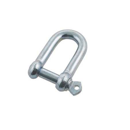 Manille droite acier zingueSUKIDiam.16 x L.64 x l.30 mm