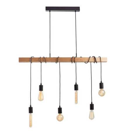 Suspension 6xE27 max 60W métal hètreTownshend