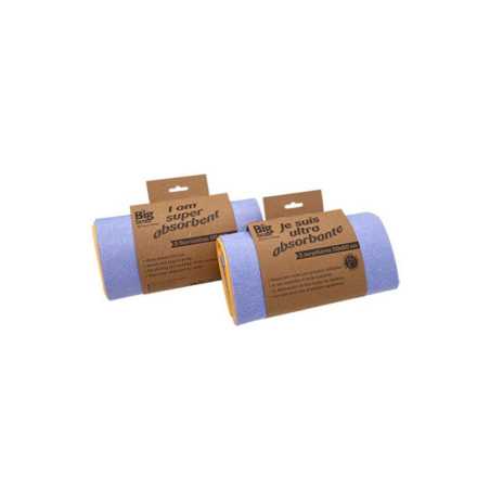 Lot de 3 serpillières non tissée 50 x 60 cm BIGBROSS