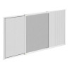 Moustiquaire en fibre verre 14x2m blanc
