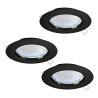 Spot encastrable PENETO NOIR GU10 38W 3000K
