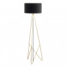Lampadaire CAMPORALE noir doré 1XE27 60W