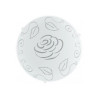 Plafonnier MARS 1 en verre blanc 1XE27 60W D.25cm