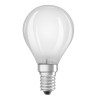 Ampoule LED E14 40W verre opale blanc froid