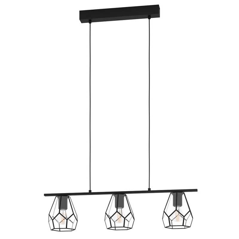 Suspension MARDYKE noir 3XE27 40W H1100