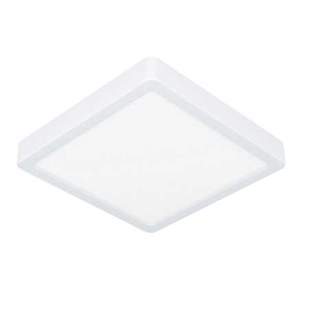 Spot FUEVA 5 LED 17W en acier blanc 210x210x28mm
