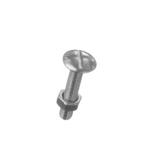 Lot de 6 boulons poêlier inox L.60 X Diam.6 Mm