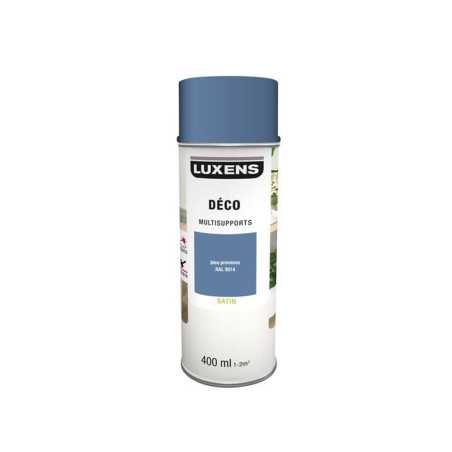 Peinture aérosol bleu satiné 0