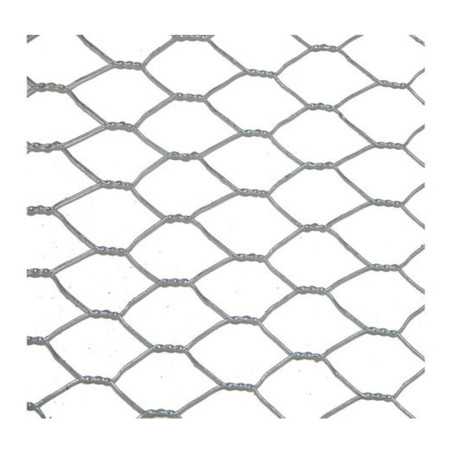 Grillage pour animaux triple torsion grisH.1.5 X L.5 MMaille H.25 X L.25 Mm