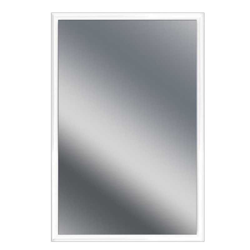 Miroir de salle de bain 60x40 cm arica avec cadre blanc