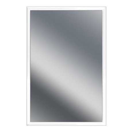 Miroir de salle de bain 60x40 cm arica avec cadre blanc