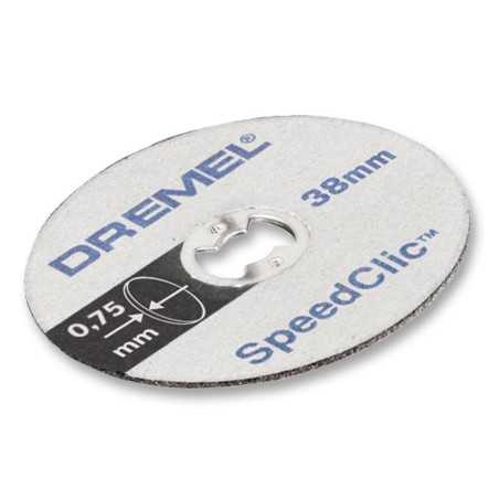 Pack de 5 disques à tronçonner pour metaux 38mm