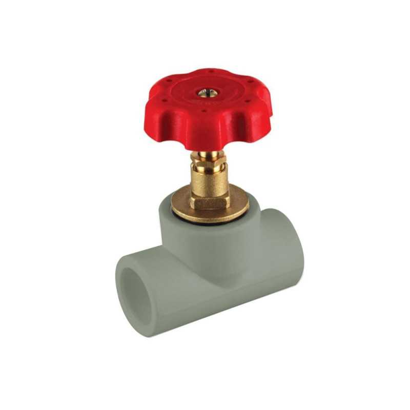 Vanne darrêt pour tube 25cm x 3-4