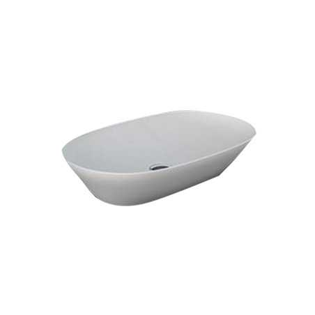 Vasque à poser variant blanc oval 55cm